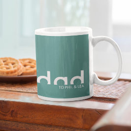 Modernes, einfaches Minimalistisches Design für Va Kaffeetasse