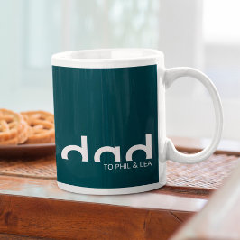 Modernes, einfaches Minimalistisches Design für Va Kaffeetasse