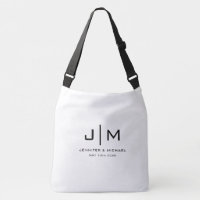 Modernes einfaches Monogramm Hochzeitskuppel groß