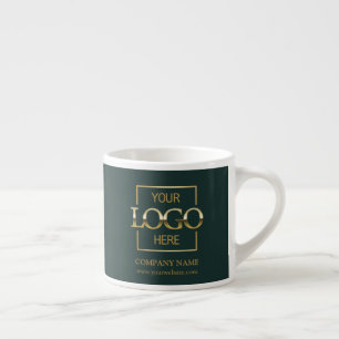 Modernes einfaches personalisiertes Firmen-Brandin Espressotasse