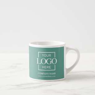 Modernes einfaches personalisiertes Firmen-Brandin Espressotasse