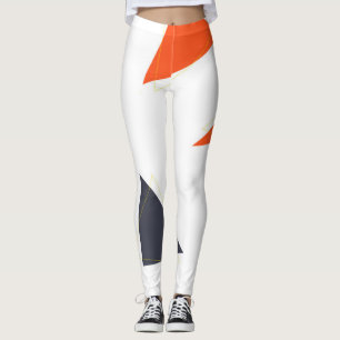 Modernes, einfaches, spielerisches geometrisches M Leggings