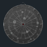 Modernes, einfaches, spielerisches, lustiges Kreis Dartscheibe<br><div class="desc">Abstraktes geometrisches Muster aus Kreisen. Moderne, einfache, spielerische, lustige grafische Kunst.</div>