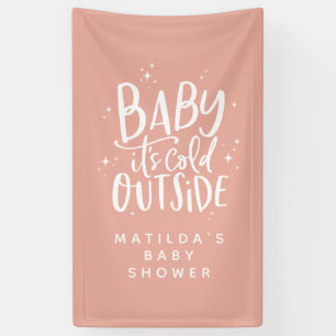 Modernes, einfaches Typografie-Party für Babydusc Banner
