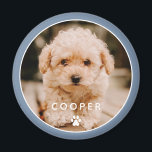 Modernes, einfaches und spielerisches Foto mit sch Magnet<br><div class="desc">Dieses einfache und klassische Design besteht aus Sans Serif Typografie und fügen Sie ein individuelles Foto Ihres Haustieres.</div>