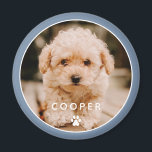 Modernes, einfaches und spielerisches Foto mit sch Magnet<br><div class="desc">Dieses einfache und klassische Design besteht aus Sans Serif Typografie und fügen Sie ein individuelles Foto Ihres Haustieres.</div>