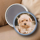 Modernes, einfaches und spielerisches Foto mit sch Magnet<br><div class="desc">Dieses einfache und klassische Design besteht aus Sans Serif Typografie und fügen Sie ein individuelles Foto Ihres Haustieres.</div>
