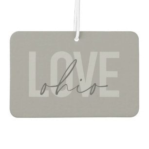 Modernes, einfaches, urbanes cooles Design Liebe O Autolufterfrischer