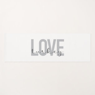 Modernes, einfaches, urbanes, cooles Design Liebe  Yogamatte