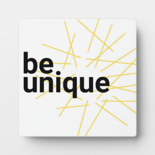 Modernes, einfaches urbanes Grafikdesign von "Be U Fotoplatte