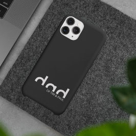Modernes, einfaches Vater-Design mit Kindernamen Case-Mate iPhone Hülle