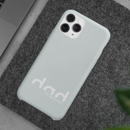 Modernes, einfaches Vater-Design mit Kindernamen Case-Mate iPhone Hülle