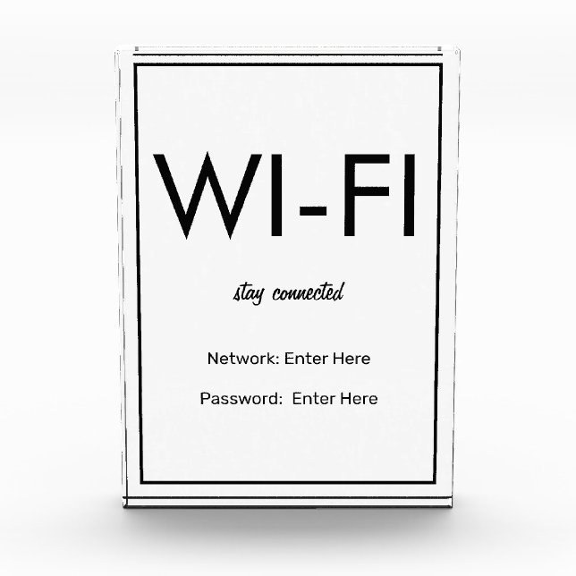Modernes, einfaches, weißes Wi-Fi-Gästehaus Fotoblock (Vorderseite)