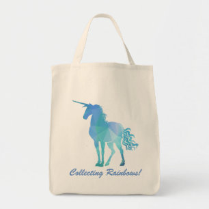 Modernes Einhorn Tragetasche
