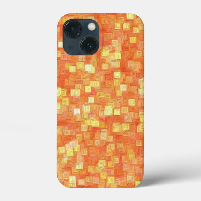 Modernes, einzigartiges Abstraktes Muster Case-Mate iPhone Hülle (Rückseite)