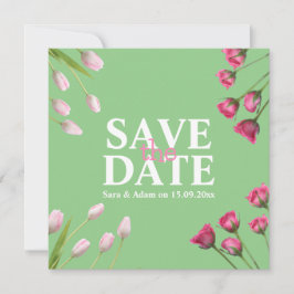 Modernes, einzigartiges Minimalistisches Save the  Date