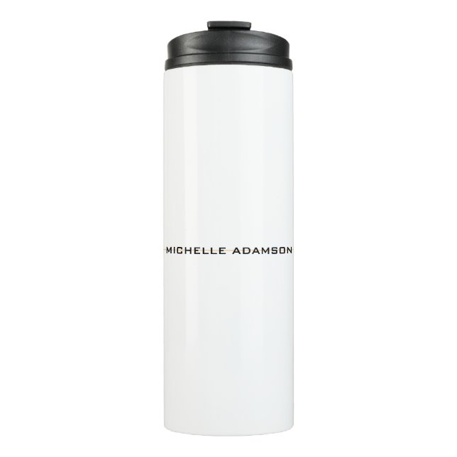 Modernes, einzigartiges Special Minimalistisch Thermosbecher (Vorderseite)