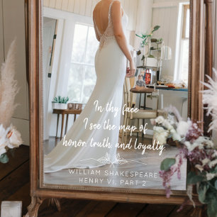 Modernes, elegantes Angebot für Hochzeitglas-Decal Fensteraufkleber
