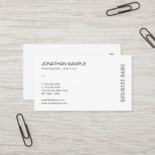 Modernes, elegantes, Berufliches Minimalistisches  Visitenkarte