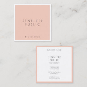 Modernes, elegantes, Berufliches Personalisiertes Quadratische Visitenkarte