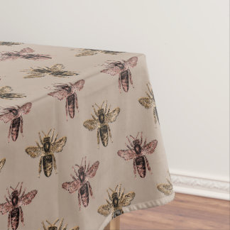 Modernes elegantes Bienenmuster Tischdecke