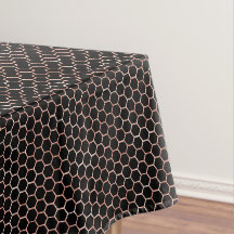 Modernes elegantes Black & Gold Bee Honeycomb Must