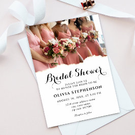 Modernes elegantes Bridesmaids-Brautparty Einladung