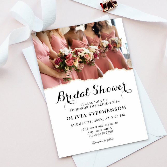 Modernes elegantes Bridesmaids-Brautparty Einladung (Von Creator hochgeladen)