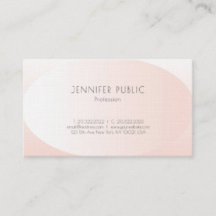 Modernes elegantes Design Rosa Rosa Trendy Luxus Visitenkarte