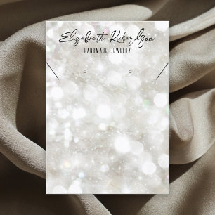 Modernes elegantes Diamond Kristallschmuck-Display Visitenkarte