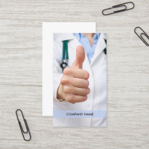 Modernes elegantes Doctor Foto Healthcare Visitenkarte