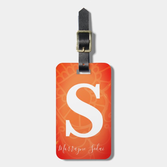 Modernes, elegantes, einfaches, schnelles, feines  gepäckanhänger (Vorderseite vertikal)