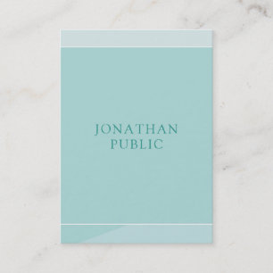 Modernes, elegantes, einfaches Template Beruflich Visitenkarte