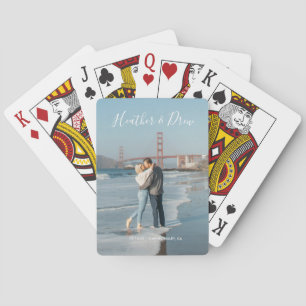 Modernes elegantes, einzigartiges Gästebuch für Ho Spielkarten