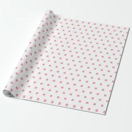 Modernes elegantes, festliches Rosa Lucky Clover M Geschenkpapier