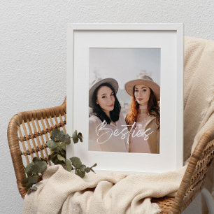 Modernes Elegantes Foto der Besties für die besten Poster