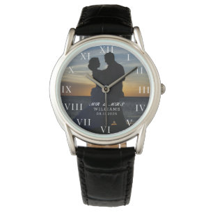 Modernes elegantes Foto New Wed Wedding Armbanduhr