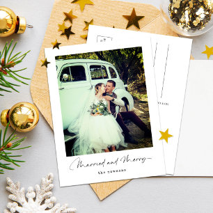 Modernes Elegantes Foto Weihnachten