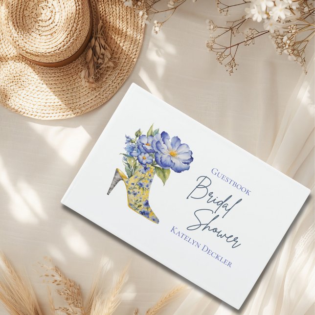 Modernes, elegantes Gästebuch für High-Heel-Brautp (Von Creator hochgeladen)