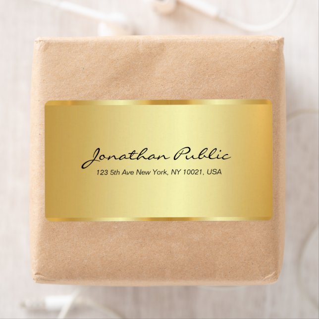 Modernes, elegantes Gold Template-Kalligrafie-Scri (Insitu)