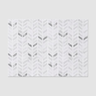 Modernes, elegantes, grau gestrichenes Zickzack Mu Seidenpapier