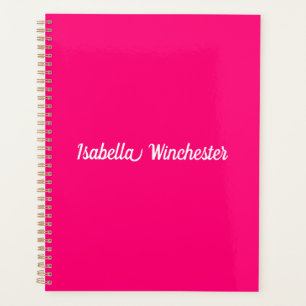 Modernes, elegantes, hellrosa individuelle Name Ja Planer