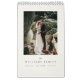 Modernes Elegantes Hochzeitssjargon-Foto Kalender (Titelbild)