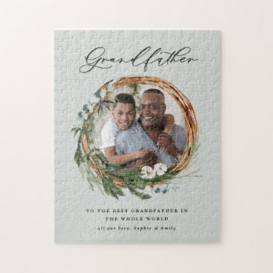 Modernes, elegantes, leafarbenes Foto Großvater