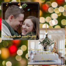 Modernes elegantes Minimal-Script-Zitat Mistletoe