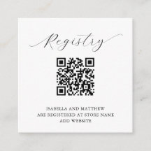 Modernes, elegantes Minimalistisches Add-QR-Code-R