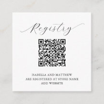 Modernes, elegantes Minimalistisches Add-QR-Code-R