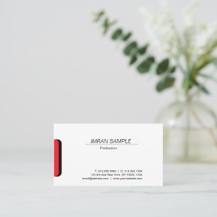Modernes elegantes Minimalistisches Design Trendy  Visitenkarte