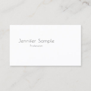Modernes Elegantes, modernes Minimalistisches Temp Visitenkarte