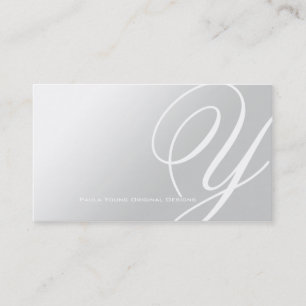Modernes elegantes Monogramm A Visitenkarte